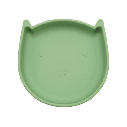 Food Grade Silicone Dish For Babies BPA Free Cartoon Cat Children Dishes Toddle Training Tableware Feeding Bowls Baby Stuff