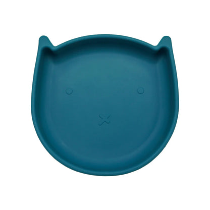 Food Grade Silicone Dish For Babies BPA Free Cartoon Cat Children Dishes Toddle Training Tableware Feeding Bowls Baby Stuff